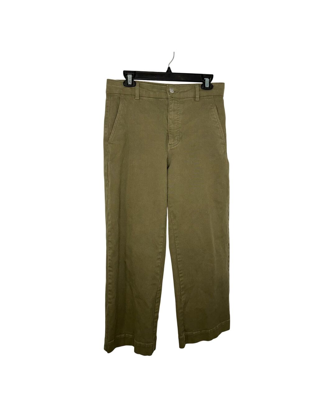 Everlane Trouser Denim Jeans Women's Size 6R 6 Olive Green Pants